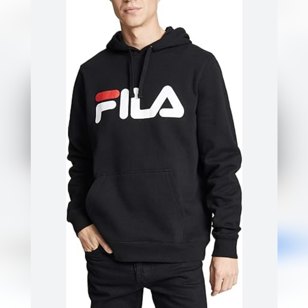 Fila Sport Men's Black Hoodie Size Medium